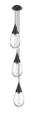 Mini Pendants 3 Light Cluster by Innovations ( 405 | 103-450-1P-BK-G450-6CL Downtown Urban ) 