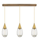 Linear/Island 3 Light Bar by Innovations ( 405 | 123-450-1P-BB-G450-6CL Downtown Urban ) 