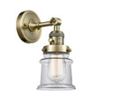 Sconces Single Glass by Innovations ( 405 | 203SW-AB-G182S-LED Franklin Restoration ) 
