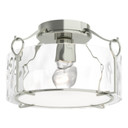 Semi-Flush Mts. Drum Shade by Hubbardton Forge ( 39 | 121142-SKT-85-LL0218 Bow ) 