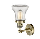 Sconces Single Glass by Innovations ( 405 | 203SW-AB-G192-LED Franklin Restoration ) 