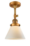 Semi-Flush Mts. Glass Down by Innovations ( 405 | 201F-BB-G41 Franklin Restoration ) 