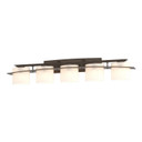 Bathroom Fixtures Five+Lights by Hubbardton Forge ( 39 | 207525-SKT-05-GG0182 Ellipse ) 