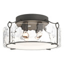 Semi-Flush Mts. Drum Shade by Hubbardton Forge ( 39 | 121145-SKT-20-LL0216 Bow ) 