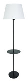Lamps Floor Lamps with Tray by House of Troy ( 30 | VER502-BLK Vernon ) 