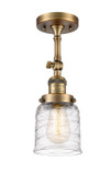 Semi-Flush Mts. Directional by Innovations ( 405 | 201F-BB-G513-LED Franklin Restoration ) 