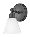 Sconces Single Glass by Hinkley ( 13 | 51180BK Arti ) 