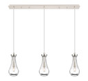 Linear/Island 3 Light Bar by Innovations ( 405 | 123-451-1P-PN-G451-5CL Downtown Urban ) 