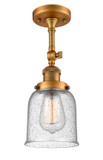 Semi-Flush Mts. Glass Down by Innovations ( 405 | 201F-BB-G54-LED Franklin Restoration ) 