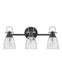 Bathroom Fixtures Three Lights by Hinkley ( 13 | 51273BK-CM Easton ) 