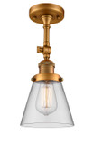 Semi-Flush Mts. Glass Down by Innovations ( 405 | 201F-BB-G62 Franklin Restoration ) 