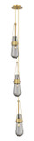 Mini Pendants 3 Light Cluster by Innovations ( 405 | 103-452-1P-BB-G452-4SM Downtown Urban ) 