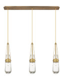 Linear/Island 3 Light Bar by Innovations ( 405 | 123-452-1P-BB-G452-4CL Downtown Urban ) 
