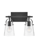 Bathroom Fixtures Two Lights by Hinkley ( 13 | 5132BK Foster ) 