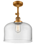 Semi-Flush Mts. Directional by Innovations ( 405 | 201F-BB-G72-L-LED Franklin Restoration ) 