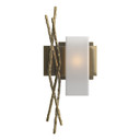Sconces Single Glass by Hubbardton Forge ( 39 | 207670-SKT-RGT-86-GG0351 Brindille ) 