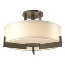 Semi-Flush Mts. Drum Shade by Hubbardton Forge ( 39 | 126403-SKT-07-GG0216 Axis ) 