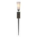 Sconces Single Glass by Hubbardton Forge ( 39 | 204529-SKT-14-GG0350 Sweeping Taper ) 