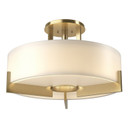 Semi-Flush Mts. Drum Shade by Hubbardton Forge ( 39 | 126403-SKT-86-GG0216 Axis ) 