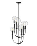 Mini Chandeliers Glass Shade by Hinkley ( 13 | 30525BK Alchemy ) 