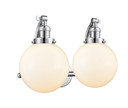 Bathroom Fixtures Two Lights by Innovations ( 405 | 515-2W-PC-G201-8 Franklin Restoration ) 