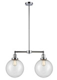 Mid. Chandeliers Glass Down by Innovations ( 405 | 209-PC-G204-10 Franklin Restoration ) 
