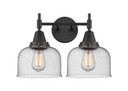 Bathroom Fixtures Two Lights by Innovations ( 405 | 447-2W-BK-G74-LED Caden ) 