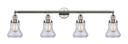 Bathroom Fixtures Four Lights by Innovations ( 405 | 215-PN-G192-LED Franklin Restoration ) 