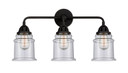 Bathroom Fixtures Three Lights by Innovations ( 405 | 288-3W-BK-G184 Nouveau 2 ) 