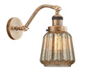 Sconces Single Glass by Innovations ( 405 | 515-1W-BB-G146-LED Franklin Restoration ) 