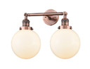 Bathroom Fixtures Two Lights by Innovations ( 405 | 208-AC-G201-8 Franklin Restoration ) 