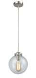 Mini Pendants Glass Down by Innovations ( 405 | 284-1S-SN-G202-8-LED Nouveau ) 