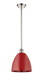Mini Pendants Metal Shade by Innovations ( 405 | 516-1S-PN-MBD-9-RD Ballston ) 
