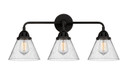 Bathroom Fixtures Three Lights by Innovations ( 405 | 288-3W-BK-G44 Nouveau 2 ) 