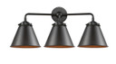 Bathroom Fixtures Three Lights by Innovations ( 405 | 284-3W-OB-M13-OB Nouveau ) 