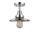 Semi-Flush Mts. Glass Down by Innovations ( 405 | 447-1C-PC-M7 Caden ) 