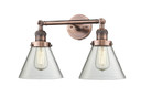 Bathroom Fixtures Two Lights by Innovations ( 405 | 208-AC-G42-LED Franklin Restoration ) 