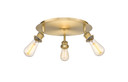 Flush Mounts Exposed Lamps by Innovations ( 405 | 516-3C-BB Ballston ) 