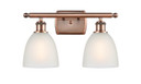 Bathroom Fixtures Two Lights by Innovations ( 405 | 516-2W-AC-G381 Ballston ) 
