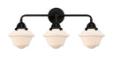 Bathroom Fixtures Three Lights by Innovations ( 405 | 288-3W-BK-G531 Nouveau 2 ) 