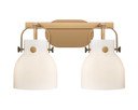 Bathroom Fixtures Two Lights by Innovations ( 405 | 423-2W-BB-G412-6WH Downtown Urban ) 