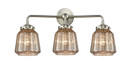 Bathroom Fixtures Three Lights by Innovations ( 405 | 284-3W-SN-G146-LED Nouveau ) 