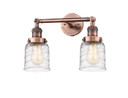 Bathroom Fixtures Two Lights by Innovations ( 405 | 208-AC-G513 Franklin Restoration ) 