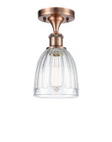 Semi-Flush Mts. Glass Down by Innovations ( 405 | 516-1C-AC-G442 Ballston ) 