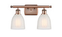 Bathroom Fixtures Two Lights by Innovations ( 405 | 516-2W-AC-G441 Ballston ) 
