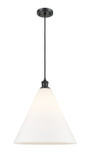 Pendants Glass Down by Innovations ( 405 | 516-1P-BK-GBC-161 Ballston ) 