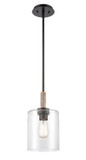 Mini Pendants Glass Down by Innovations ( 405 | 442-1S-BK-SDY-LED Paladin ) 