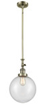 Mini Pendants Glass Down by Innovations ( 405 | 206-AB-G204-10-LED Franklin Restoration ) 