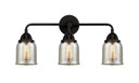 Bathroom Fixtures Three Lights by Innovations ( 405 | 288-3W-BK-G58 Nouveau 2 ) 
