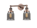 Bathroom Fixtures Two Lights by Innovations ( 405 | 208-AC-G53 Franklin Restoration ) 